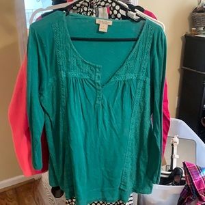Lucky Brand 3/4 top
